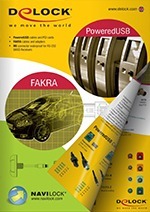 Delock FAKRA/PoweredUSB/M8 Connectors