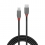 LINDY USB 2.0 Kabel Typ C/Micro-B Anthra Line M/M 1m