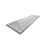 CHERRY TAS KW 9100 SLIM FOR MAC Wireless DE-Layout silver/w