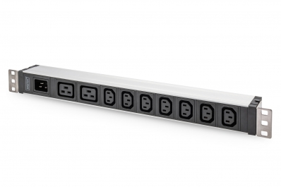 Digitus Socket Strip with Aluminum Profile, 9-way, IEC C20 input