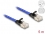 Delock RJ45 flat network cable with braided coating Cat.6A U/FTP 5 m blue