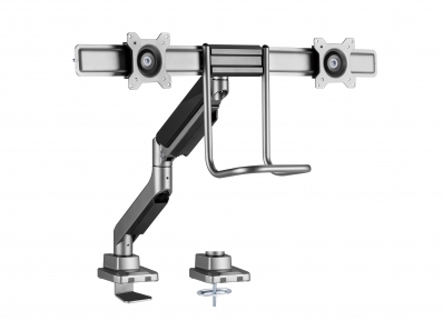 Equip Tischhalterung 17"-32"/ 2TFT je 9kg 360° gr