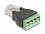 Delock RJ45 plug to Terminal Block Adapter 4 pin