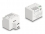 Delock Keystone Module with 2 x USB Type-C™ Charging Port PD 20 W white