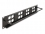 Delock D-Type 19″ Patch Panel with 4 D-Type plates 86 x 86 mm and 4 ports 2U black