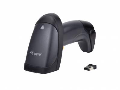 Equip Barcode Handscanner Laser Wireless USB schwarz