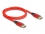 Delock DisplayPort Cable 16K 60 Hz 1 m red metal