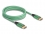 Delock DisplayPort Cable 16K 60 Hz 2 m green metal