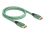 Delock DisplayPort Cable 16K 60 Hz 1 m green metal