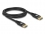 Delock DisplayPort Kabel 8K 60 Hz 2 m schwarz Metall