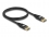 Delock DisplayPort Kabel 8K 60 Hz 1 m schwarz Metall