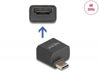 Delock Mini Adapter USB Type-C™ male to HDMI female (DP Alt Mode) 4K