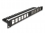 Delock 19″ Keystone Patch Panel 24 port angled with strain relief black