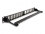 Delock 19″ Keystone Patch Panel 24 port angled with strain relief black