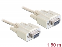 Delock Cable Serial Null modem 9 pin female > 9 pin female 1.8 m