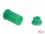 Delock DL4 Dust Cover for male and female connector, silicone, 2-parts, green 10 pcs set