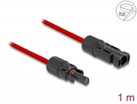 Delock DL4 Solar Flat Cable male to female 1 m red