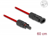 Delock DL4 Solar Flat Cable male to female 60 cm red