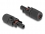 Delock DL4 Solar Connectors for cables for crimping, male and female, black 2 pcs