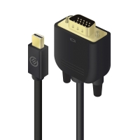 Alogic DisplayPort Kabel Mini DPort -> VGA M/M 2m schwarz
