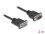 Delock Serial Cable RS-232 D-Sub9 male to female with narrow plug housing 2 m