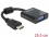 Delock Adapter HDMI-A male > VGA female black