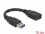 Delock Extension cable USB 3.0 A-A 15 cm male / female