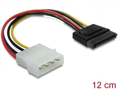 Delock Power Cable SATA HDD > 4 pin male – straight