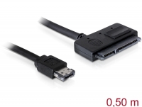 Delock Cable Power Over eSATA > SATA 22 pin 0.5 m