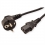 ROLINE Power Cable, straight IEC Connector, black, 3 m