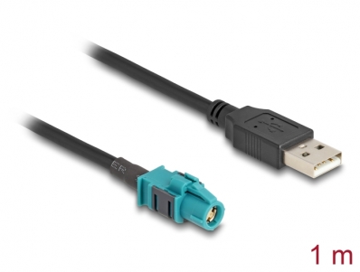 Delock Cable HSD Z female to USB 2.0 Type-A male 1 m