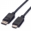 Roline Recycled Material ROLINE RM DisplayPort Cable, DP - HDTV, M/M, black, 2 m