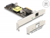 Delock PCI Express x1 Card to 1 x 2.5 Gigabit LAN PoE+ i225