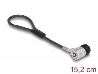 Navilock Laptop Security Cable with Key Lock 15.2 cm for Kensington Slot 3 x 7 mm