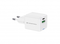 CONCEPTRONIC Ladegerät 2Port 20W,1xUSB-C,1xUSB-A 1.5m ws