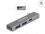 Delock 3 Port Slim USB Hub with USB Type-C™ to 1 x USB 5 Gbps USB Type-C™ + 2 x USB 5 Gbps Type-A