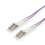 VALUE Fibre Optic Jumper Cable, 50/125 µm, LC/LC, OM4, violet, 5.0 m