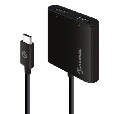 Alogic Adapter USB-C -> Dual Displayport2.0 4K 30Hz