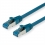 VALUE S/FTP Patch Cord Cat.6A (Class EA), blue, 0.15 m