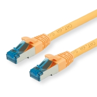 VALUE S/FTP Patch Cord Cat.6A (Class EA), yellow, 0.15 m