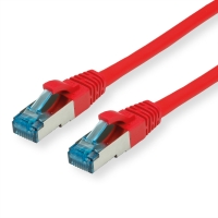VALUE S/FTP Patch Cord Cat.6A (Class EA), red, 0.15 m