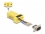 Delock D-Sub 9 pin male to RJ12 female Assembly Kit yellow