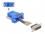 Delock D-Sub 15 pin female to RJ12 female Assembly Kit blue