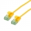 Roline Recycled Material ROLINE RM UTP Data Center Patch Cord Cat.6A (Class EA), Slim, yellow, 5 m