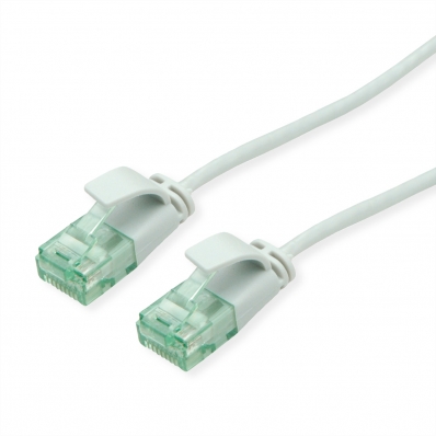 Roline Recycled Material ROLINE RM UTP Data Center Patch Cord Cat.6A (Class EA), Slim, grey, 5 m