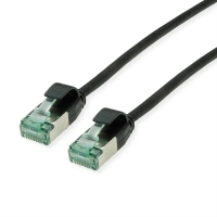 Roline Recycled Material ROLINE RM U/FTP DataCenter Patch Cord Cat.6A (Class EA), slim, black, 5 m