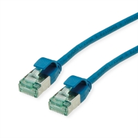 Roline Recycled Material ROLINE RM U/FTP DataCenter Patch Cord Cat.6A (Class EA), slim, blue, 5 m