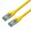 Roline Recycled Material ROLINE RM S/FTP (PiMF) Patch Cord Cat.6A, yellow, 7.5 m