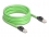 Delock RJ45 Network Cable Cat.6A plug to plug SF/UTP suitable for drag chains PUR (TPU) 5 m green