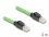 Delock RJ45 Network Cable Cat.6A plug to plug SF/UTP suitable for drag chains PUR (TPU) 2 m green